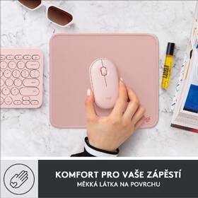 Podložka pod myš Logitech Mouse Pad Studio Series, 20 x 23 cm růžová

 obrázek produktu 9 z 10