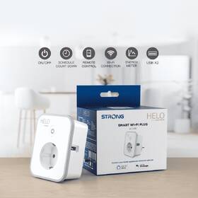 Chytrá zásuvka Strong Helo-PLUSB-EU, WiFi bílá

 obrázek produktu 6 z 6