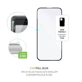 Tvrzené sklo FIXED Full-Cover na Apple iPhone 16 Plus černé

 obrázek produktu 2 z 2