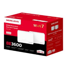 Komplexní Wi-Fi systém Mercusys Halo H27BE (2-pack) bílý

 obrázek produktu 10 z 10
