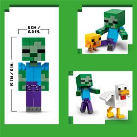 Stavebnice LEGO® Minecraft®  21582 Kuřecí žokej 

 obrázek produktu 9 z 9