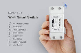 Modul Sonoff Smart switch WiFi + RF 433 RF R2 

 obrázek produktu 7 z 16