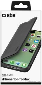 Pouzdro na mobil flipové SBS Book Wallet Lite Case na Apple iPhone 15 Pro Max černé

 obrázek produktu 2 z 2