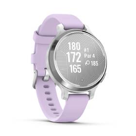 Chytré hodinky Garmin Lily 2 Active - Silver / Purple Jasmine Silicone Band 

 obrázek produktu 9 z 9