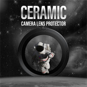 Ochranné sklo čočky fotoaparátu PanzerGlass HoOps Ceramic na Samsung Galaxy S25 Ultra černé

 obrázek produktu 5 z 9