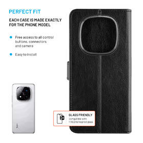 Pouzdro na mobil flipové FIXED Opus na Xiaomi Redmi Note 14 Pro+ 5G černé

 obrázek produktu 2 z 7