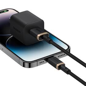 Kabel Baseus Dura USB/Lightning, 2.4A, 1m černý/zlatý

 obrázek produktu 4 z 16