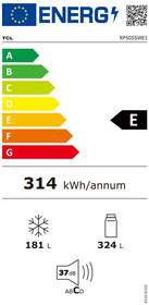 Americká lednice TCL RP505SWE1 bílá barva

