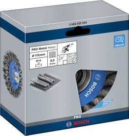Kartáč drátěný Bosch PRO 2.608.622.059 

 obrázek produktu 1 z 2