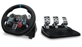 Volant Logitech G29 Driving Force pro PS3, PS4, PC + pedály černá barva
