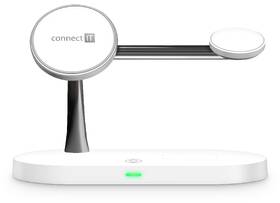 Bezdrátová nabíječka Connect IT MultiCharge 5 v 1 MagSafe bílá

 obrázek produktu 1 z 9
