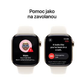 Chytré hodinky Apple GPS + Cellular 46mm pouzdro ze zlatého titanu - hvězdně bílý sportovní řemínek - M/L 

 obrázek produktu 5 z 8