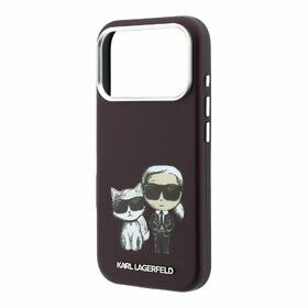 Kryt na mobil Karl Lagerfeld PU Semi Wrap Smooth Sketch Bodies Magsafe na Apple iPhone 18 Pro Max vínový

 obrázek produktu 1 z 6