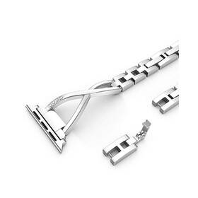 Řemínek WG Universal, kovový, kamínky, 22mm stříbrný

 obrázek produktu 1 z 1
