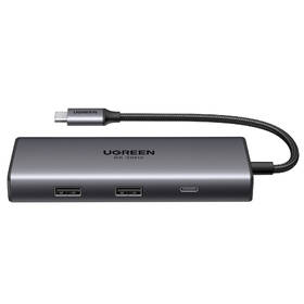 Dokovací stanice UGREEN USB-C/2×USB-C, 2×USB, 2×HDMI šedá

 obrázek produktu 3 z 11