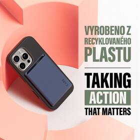 Peněženka PanzerGlass CARE MagSafe RFID CardHolder modrá barva
