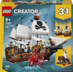 Stavebnice LEGO® Creator 3 v 1 31387 Kultovní pirátská loď 

 obrázek produktu 6 z 8