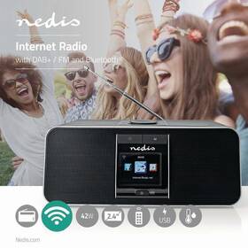 Internetový radiopřijímač s DAB+ Nedis RDIN5005BK černý

 obrázek produktu 8 z 8
