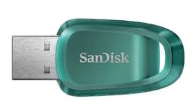 USB Flash SanDisk 64 GB zelená barva
