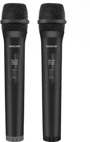 Mikrofon Sencor SSS WM20, bezdrátově 2,4 GHz (2 ks) černý

 obrázek produktu 1 z 2