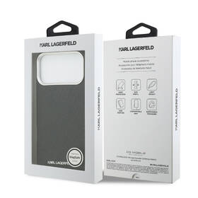 Kryt na mobil Karl Lagerfeld Grained PU Repeated Logo MagSafe na Apple iPhone 17 Pro Max černý

 obrázek produktu 7 z 7