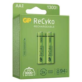 Baterie nabíjecí GP ReCyko, HR06, AA, 1300mAh, NiMH, krabička 2ks 

 obrázek produktu 2 z 5