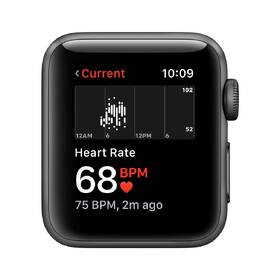 Chytré hodinky Apple Watch Series 3 GPS 42mm pouzdro z vesmírně šedého hliníku - černý sportovní řemínek 

 obrázek produktu 3 z 4