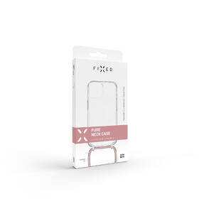 Kryt na mobil FIXED Pure Neck s růžovou šňůrkou na krk na Apple iPhone 13 Pro Max průhledný

 obrázek produktu 7 z 7