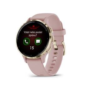 Chytré hodinky Garmin Venu 3S - Cream Gold / Dust Rose Silicone Band 

 obrázek produktu 2 z 3