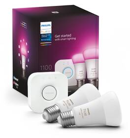 Startovací sada Philips 9W, E27, White a Color Ambiance (2ks) + Bridge 

 obrázek produktu 4 z 5