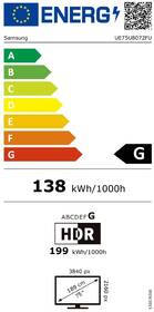 Televize Samsung UE75U8072F 
