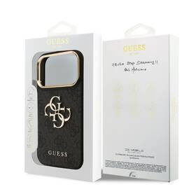 Kryt na mobil Guess 4G Metal Logo Gold Frame na Apple iPhone 18 Pro černý

 obrázek produktu 6 z 6