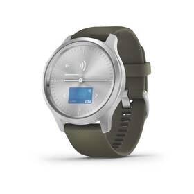 Chytré hodinky Garmin vivomove3 Style Silver / Green 

 obrázek produktu 4 z 7