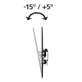 Držák TV Hama výklopný, pro úhlopříčky 32" až 75", nosnost 35 kg černá barva
