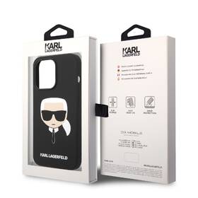 Kryt na mobil Karl Lagerfeld Liquid Silicone Karl Head na Apple iPhone 14 Pro černý

 obrázek produktu 4 z 4