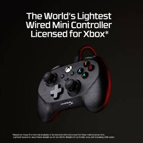 Gamepad HyperX Clutch Tanto Mini WD, Xbox černý

 obrázek produktu 10 z 12