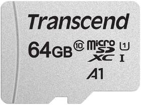 Paměťová karta Transcend 300S microSDXC 64GB UHS-I U1 (95R/25W) + adapter 

 obrázek produktu 1 z 2