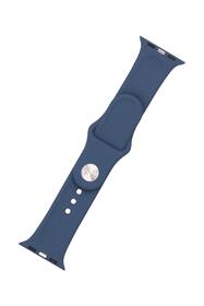 Řemínek FIXED Silicone Strap na Apple Watch 42/44/45/49 mm - kovově modrý 

 obrázek produktu 1 z 3