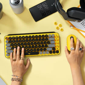 Klávesnice Logitech POP Keys US - blast yellow 

 obrázek produktu 7 z 9