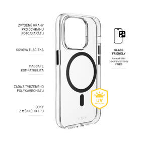 Kryt na mobil FIXED MagPurity s podporou MagSafe na Apple iPhone 14 Pro průhledný

 obrázek produktu 1 z 1