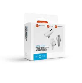 Sluchátka FIXED Game Pods bílá barva
