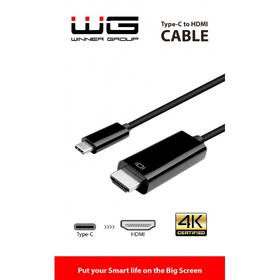 Kabel WG USB-C/HDMI, 3m černý

 obrázek produktu 1 z 1