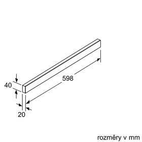 Dekorační lišta Bosch DSZ4686 černé

 obrázek produktu 2 z 2