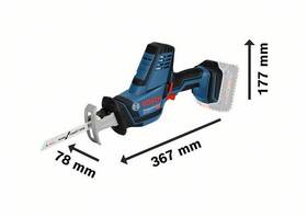 Pila ocaska Bosch Professional GSA 18 V-LI C (bez baterie) 

 obrázek produktu 2 z 6