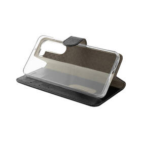 Pouzdro na mobil flipové FIXED Opus na Samsung Galaxy S23 černá barva
