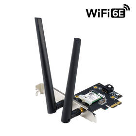 Síťová karta Asus PCE-AXE5400 AXE5400 PCIe Wi-Fi 6E, Bluetooth 5.2 

 obrázek produktu 1 z 4