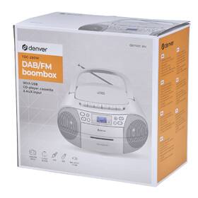 Radiomagnetofon s DAB+/CD Denver TDC-280 bílý

 obrázek produktu 9 z 9