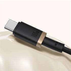 Kabel Baseus Dura USB-C/USB-C, 100W, 1m černý/zlatý

 obrázek produktu 8 z 16