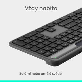 Klávesnice Logitech Signature Slim Solar+, US šedá

 obrázek produktu 7 z 18