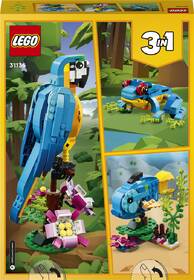 Stavebnice LEGO® Creator 3 v 1 31136 Exotický papoušek 

 obrázek produktu 6 z 8